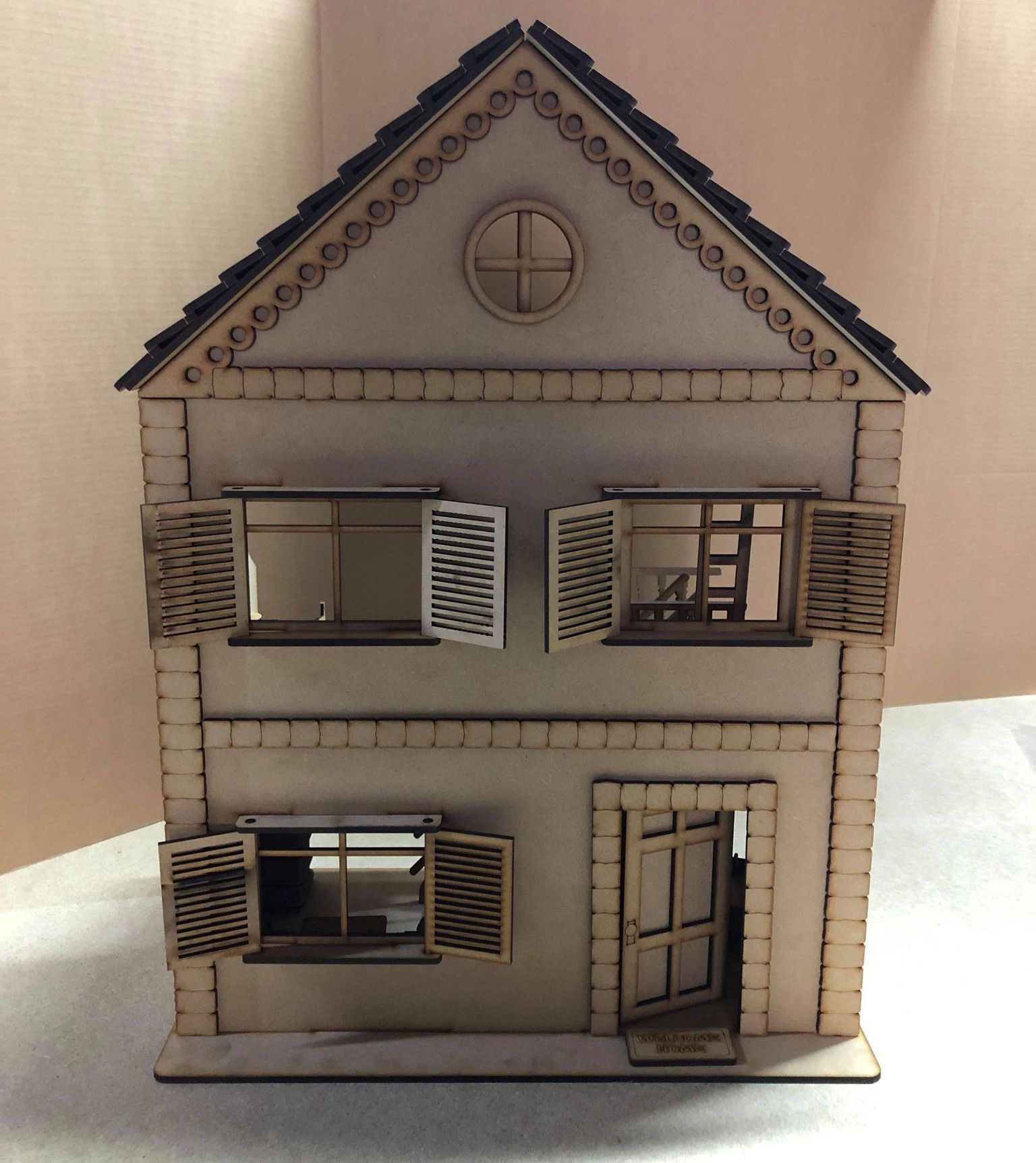 Mdf on sale dollhouse kits